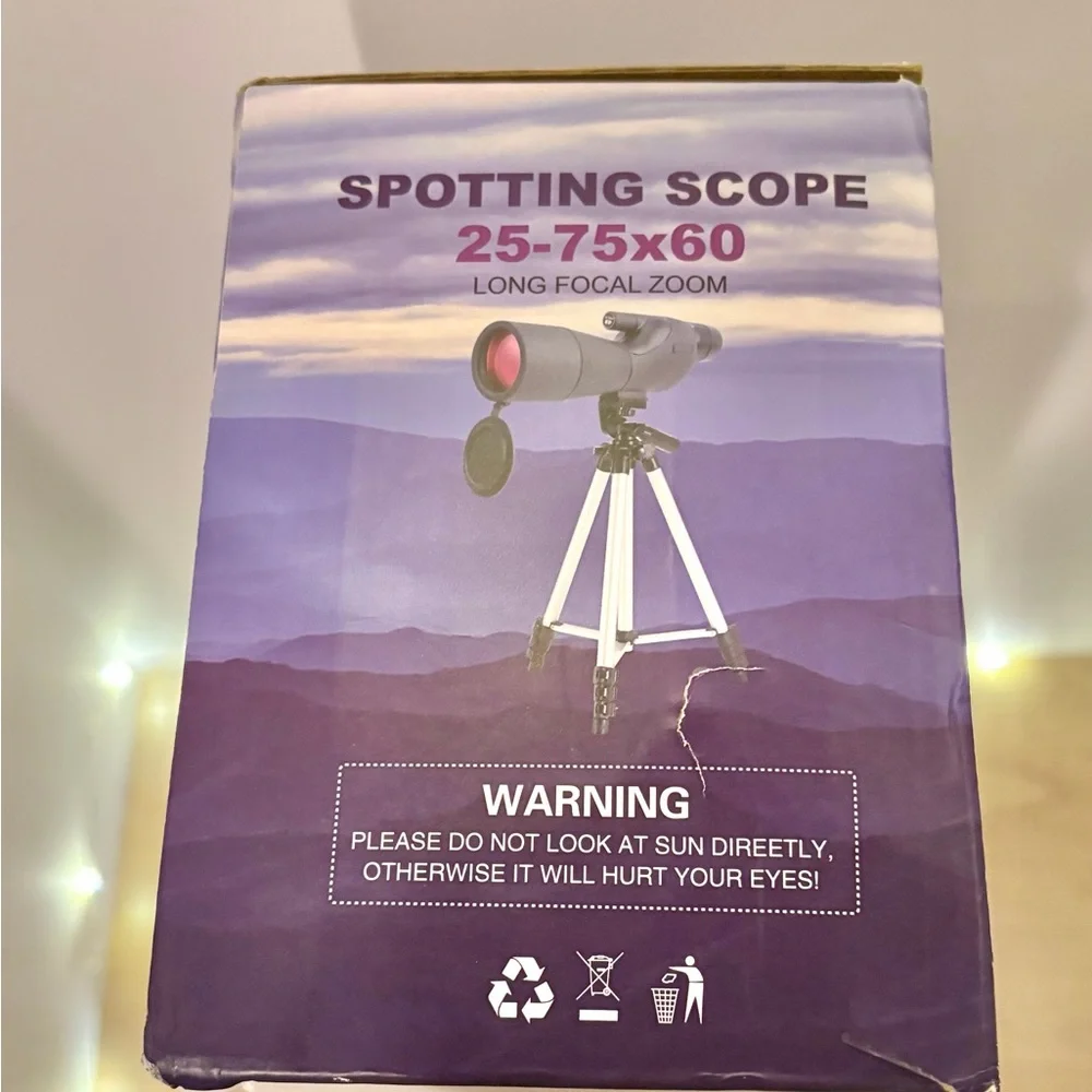 Spotting Scope with Tripod - Purple